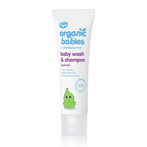 Organic Babies Baby Wash & Shampoo - Lavender 30ml